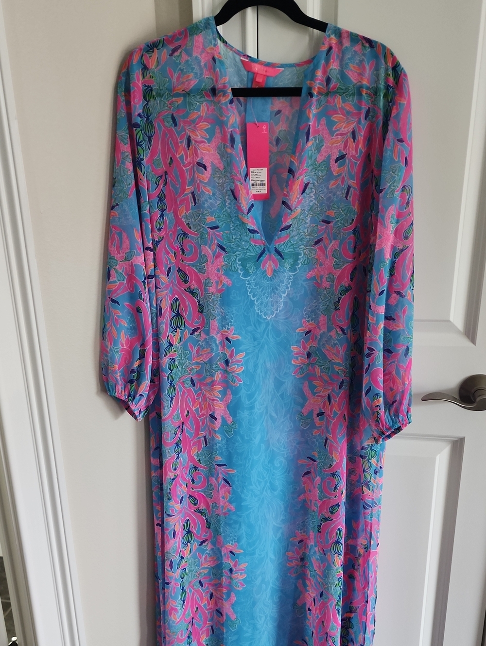 Lilly Pulitzer NWT Frey maxi cover-up XXS